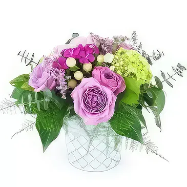 Le François flowers  -  Seattle Purple Flower Arrangement Flower Bouquet/Arrangement