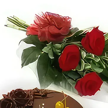 fiorista fiori di Cao Lunh- Amore allettante Bouquet floreale