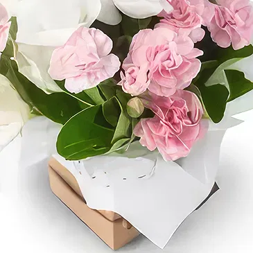 Santa Maria flowers  -  Arrangement of Field Flowers in Pink Tones Flower Bouquet/Arrangement