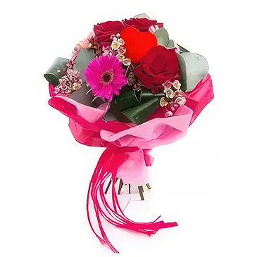 Budapest flowers  -  LOVING HEART - BOUQUET OF FLOWERS Flower Bouquet/Arrangement