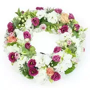 Paris online Florist - Small crown of stitched flowers Diane Bouquet