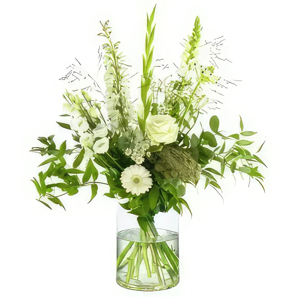fiorista fiori di Almere- Bianco come la neve Bouquet floreale