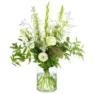 Amsterdam-Zuidoost flowers  -  Snow White Flower Bouquet/Arrangement