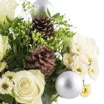 Dresden blommor- Jul snövit Bukett/blomsterarrangemang