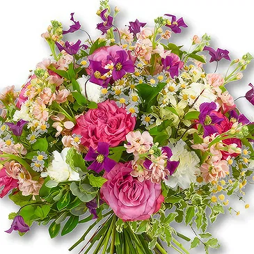 United Arab Emirates flowers  -  Soft Pink and White Bouquet  Flower Bouquet/Arrangement