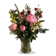 Belgium online Florist - Soft Pink and White Floral Bouquet Bouquet
