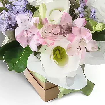 flores de Brasília- Arranjo de Flores de Campo em Tons Suaves Bouquet/arranjo de flor