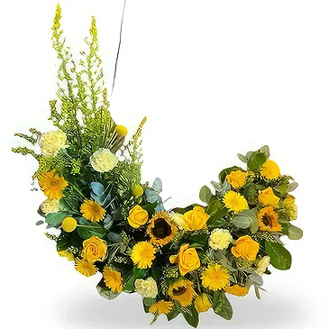 Zande blommor- Minne Bukett/blomsterarrangemang