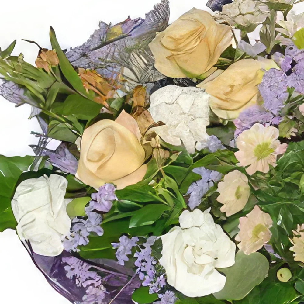 fiorista fiori di Varsavia- Disposizione viola Bouquet floreale