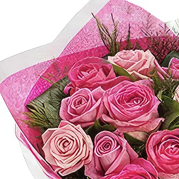Greece flowers  -  DARK PINK FIGURE Flower Bouquet/Arrangement