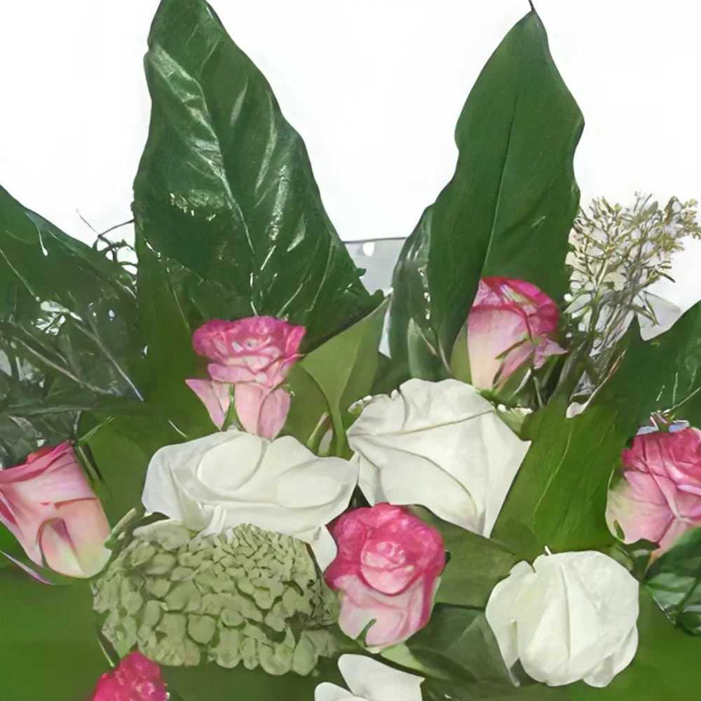 Krakau bloemen bloemist- witte liefde Boeket/bloemstuk