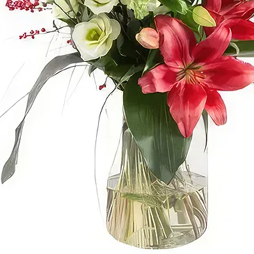 Berlijn bloemen bloemist- Sprankelende kerst Boeket/bloemstuk