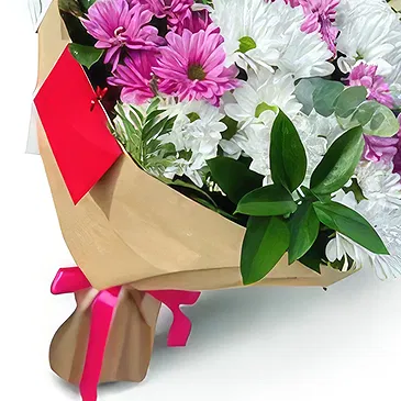 fleuriste fleurs de Niu Blau- Éclat blanc Bouquet/Arrangement floral