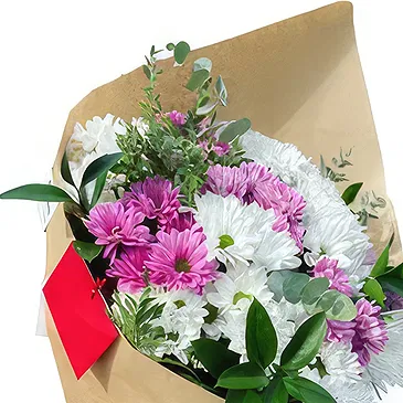 fleuriste fleurs de Niu Blau- Éclat blanc Bouquet/Arrangement floral