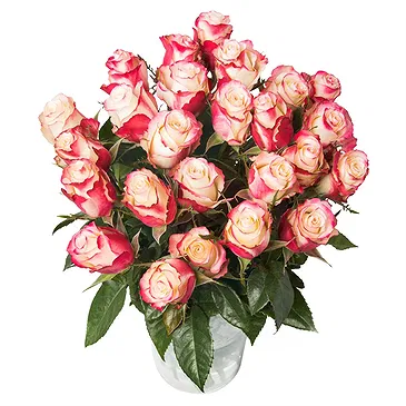 fiorista fiori di Firenze- Bouquet di rose maculate rosse o rosa Bouquet floreale