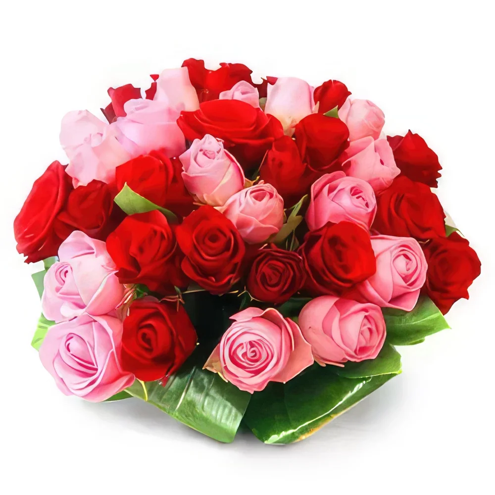 Krakkó-virágok- Pink & Roses Virágkötészeti csokor