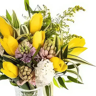 fleuriste fleurs de Bengesti-Ciocadia- Lueur ensoleillée Bouquet/Arrangement floral