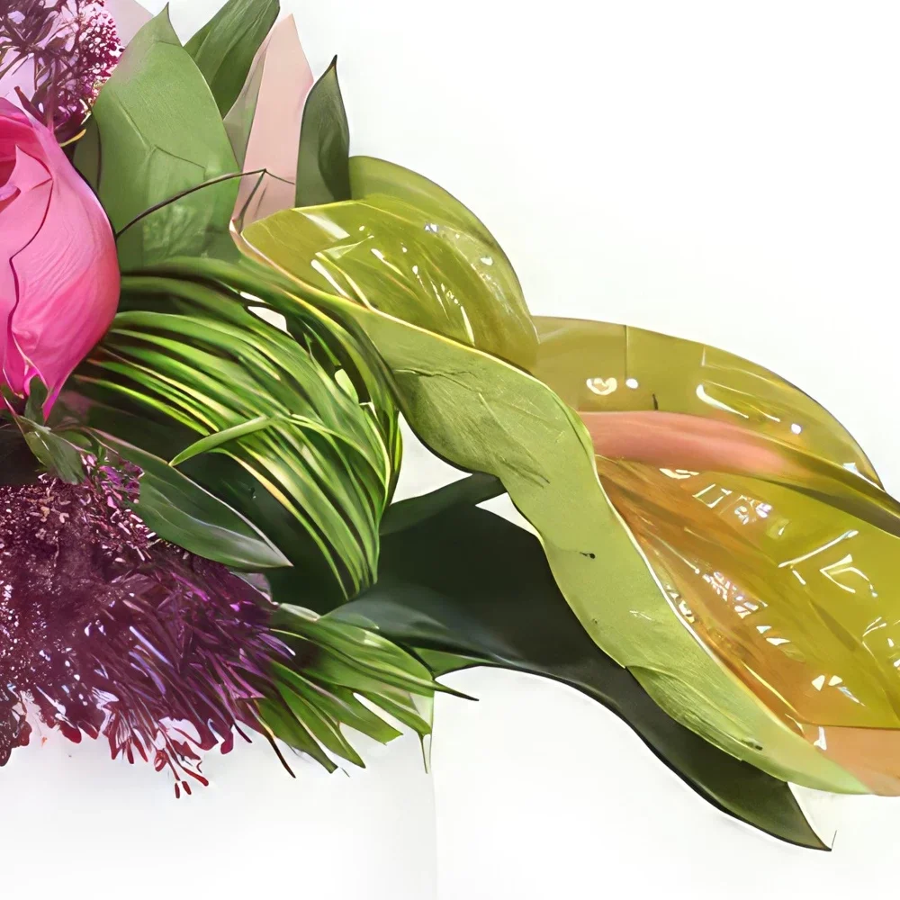 fleuriste fleurs de Paris- Composition Carré d'Amour Bouquet/Arrangement floral