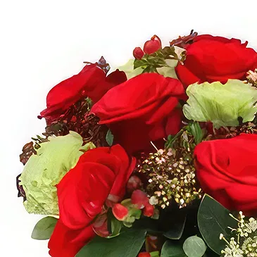 Adma flowers  -  I Love you Basket Flower Bouquet/Arrangement