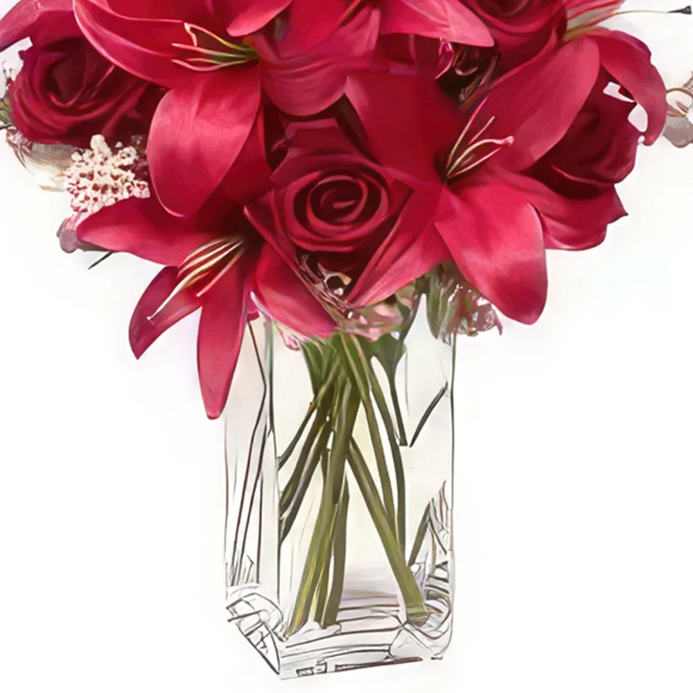Marbella flowers  -  Red Symphony Flower Bouquet/Arrangement