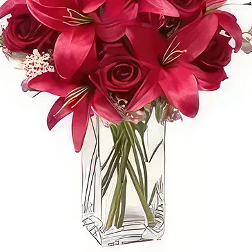 Uichang-dong flowers  -  Red Symphony Flower Bouquet/Arrangement