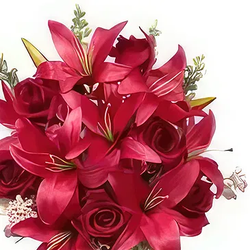 Uichang-dong flowers  -  Red Symphony Flower Bouquet/Arrangement