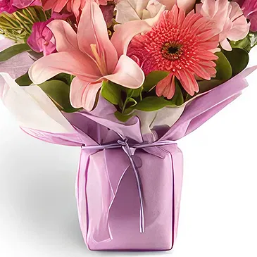 Capitan Caceres flowers  -  printed dedication  Flower Bouquet/Arrangement