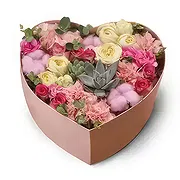 Budapest online Florist - PINK MAGIC - FLOWER BOX Bouquet