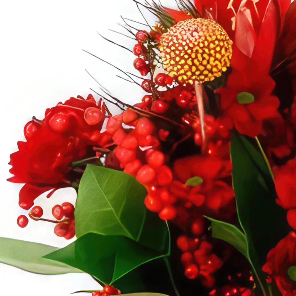 מדריד פרחים- אדום מקורי זר פרחים/סידור פרחים