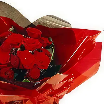 Prokuplje flowers  -  Ruby Red Flower Bouquet/Arrangement