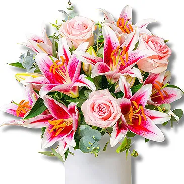 fiorista fiori di Firenze- Freschezza sottile: Bouquet Aura Rosa Bouquet floreale
