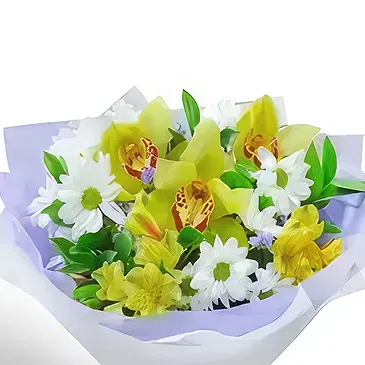 ブラゴボ 花- グリーントーンの花 花束/フラワーアレンジメント