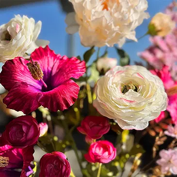 Halta blomster- Sunkysset bukett Blomsterarrangementer bukett