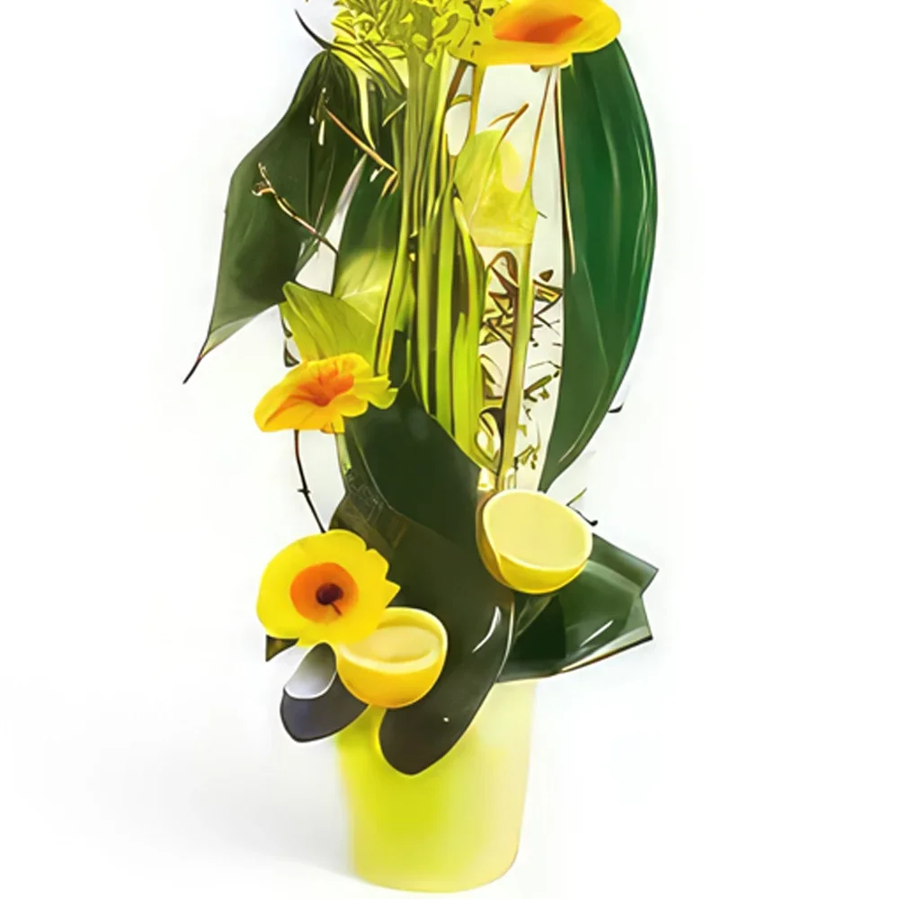 Страсбург цветя- Слънчева цветна аранжировка Букет/договореност цвете