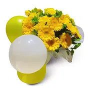 Cala Conta online Blomsterhandler - Gerbera arrangement Buket