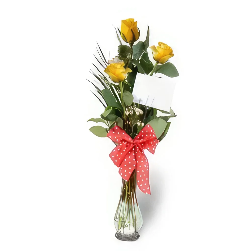 Benalmadena blomster- Golden Glow Rose Ensemble Blomsterarrangementer bukett