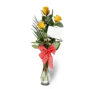 Madrid flowers  -  Golden Glow Rose Ensemble Flower Delivery