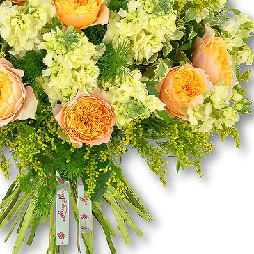 United Arab Emirates flowers  -  Sunny Yellow Vuvuzela Rose Bouquet Flower Bouquet/Arrangement