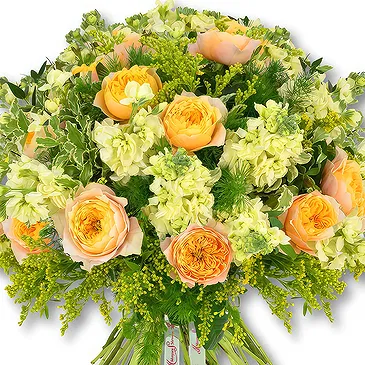 United Arab Emirates flowers  -  Sunny Yellow Vuvuzela Rose Bouquet Flower Bouquet/Arrangement