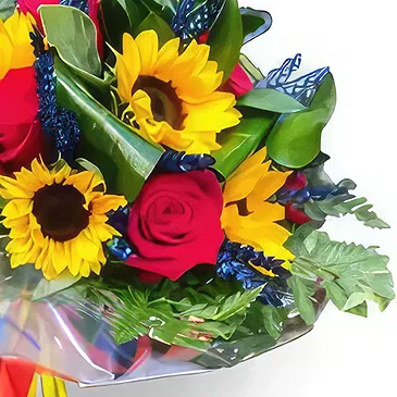 fleuriste fleurs de Niu Blau- Touche mixte Bouquet/Arrangement floral
