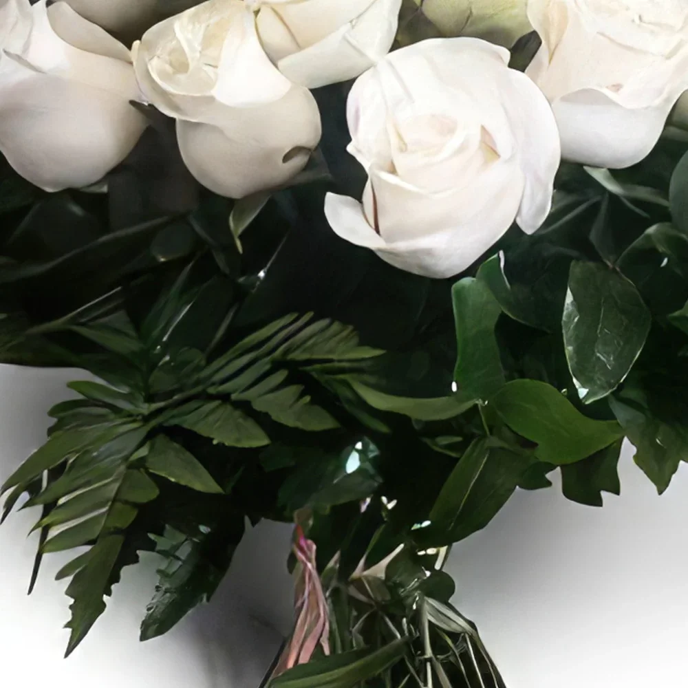 Cascais Blumen Florist- Sanftes Beileid Bouquet/Blumenschmuck