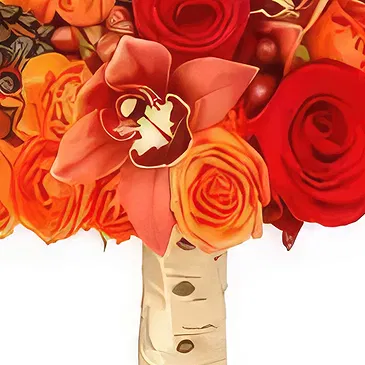 Cabo Balanco blommor- Höst Romantik Bukett/blomsterarrangemang