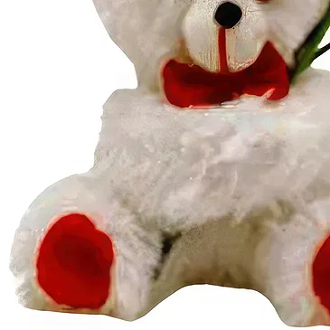Greece flowers  -  Teddy Bear with Red Roses Flower Bouquet/Arrangement