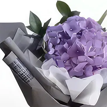 Garhoud flowers  -  The Purple Art Flower Bouquet/Arrangement