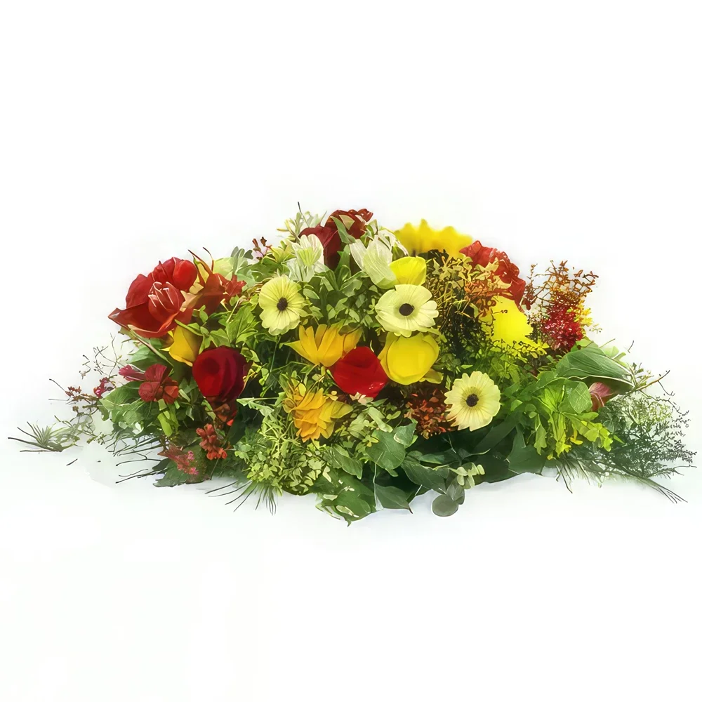 Στρασβούργο λουλούδια- Πολύχρωμη ρακέτα λουλουδιών Θουκυδίδη Μπουκέτο/ρύθμιση λουλουδιών