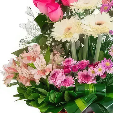 San Jose Santiago flowers  -  Pink present Flower Bouquet/Arrangement