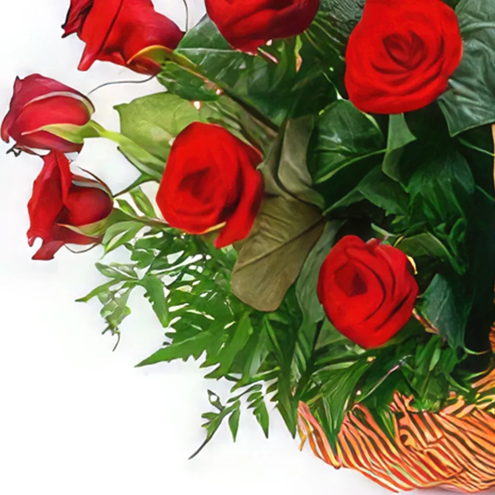 Bologna blomster- Ruby Amore Blomst buket/Arrangement