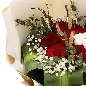 Ad Dilam blomster- Kjæreste Blomsterarrangementer bukett