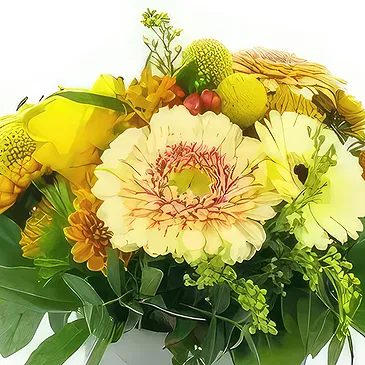 Le François flowers  -  Tokyo orange & yellow composition Flower Bouquet/Arrangement