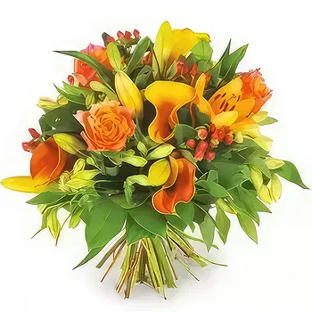 France flowers  -  Tonic orange bouquet Flower Delivery